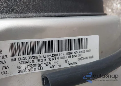 2010 Jeep Grand Cherokee Laredo из США, поврежденный, VIN 1J4RR4GT0AC146123